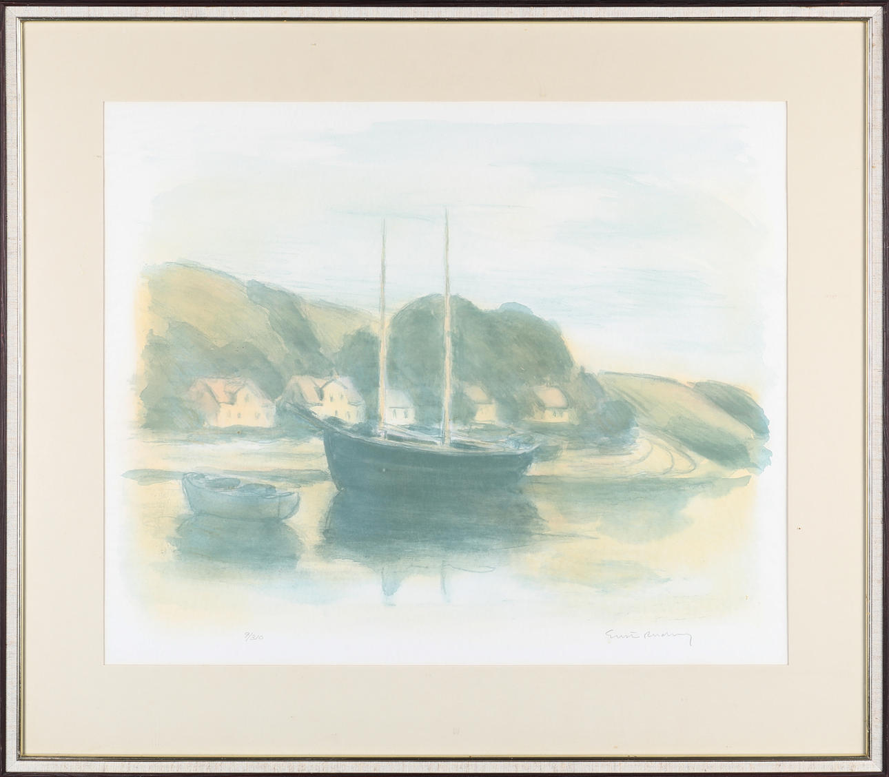 GUSTAV RUDBERG. lithograph, signed, numbered 9/310.