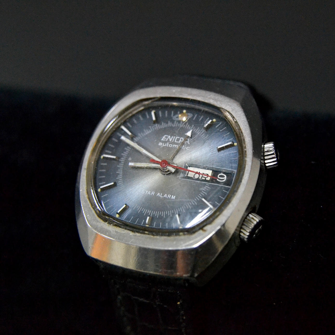 Reloj de pulsera, Enicar, caballero, automático, 32 mm.