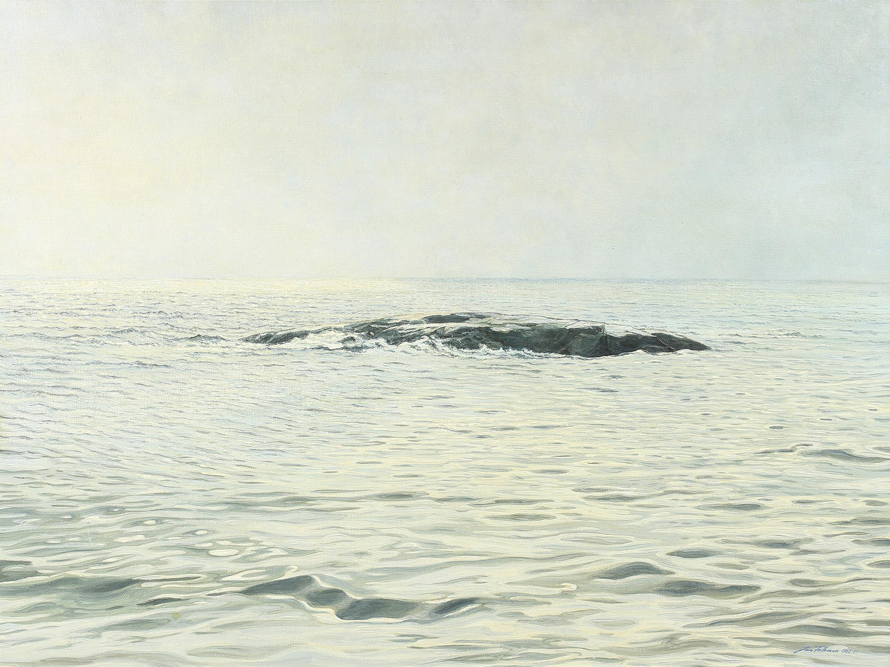 JAN FALKMAN. Olja på duk. Signerad och daterad 1982-83.