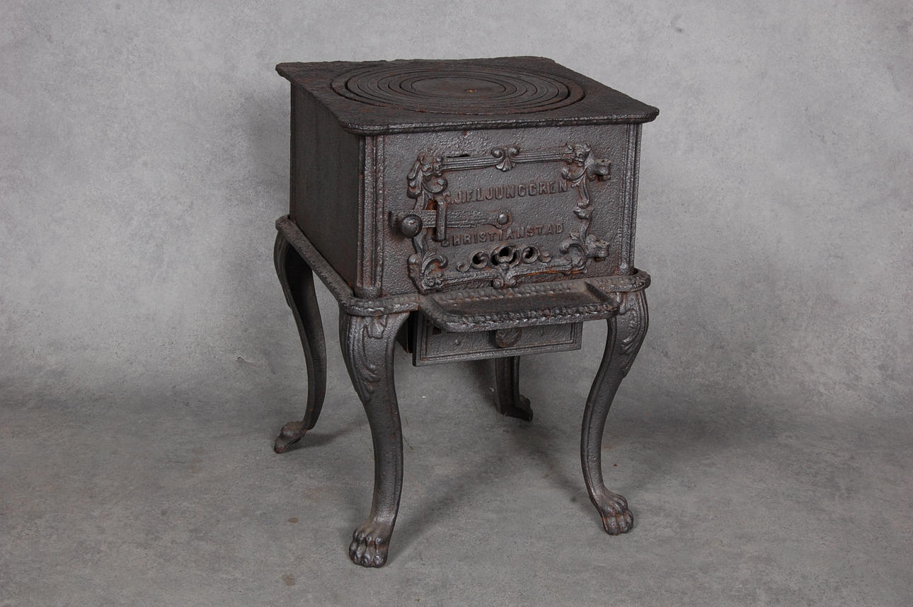 KAMIN, C.J.F. Ljunggrens gjuteri och Mek Christianstad, 1800-tal.