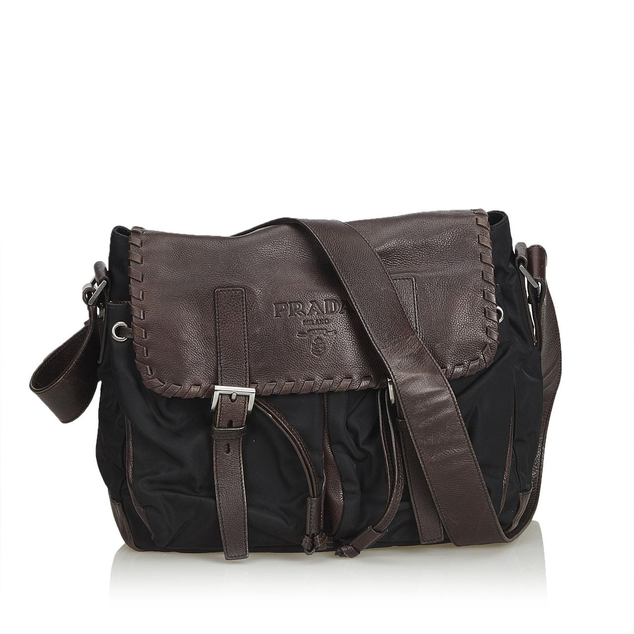 BAG, Nylon Messenger Bag, Prada.