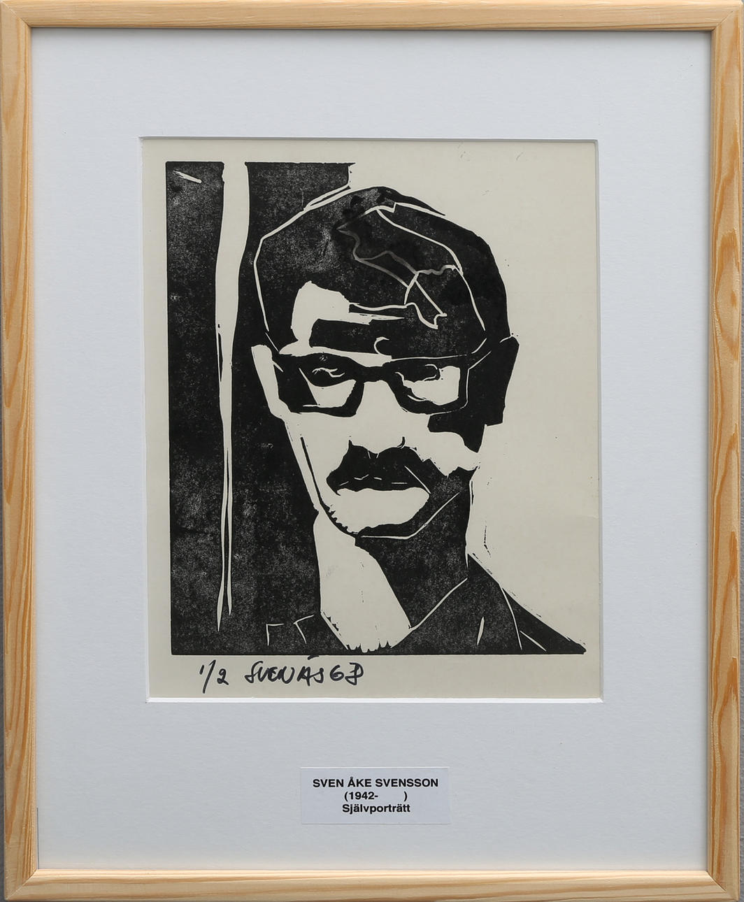 SVEN ÅKE SVENSSON. SELF-PORTRAIT.