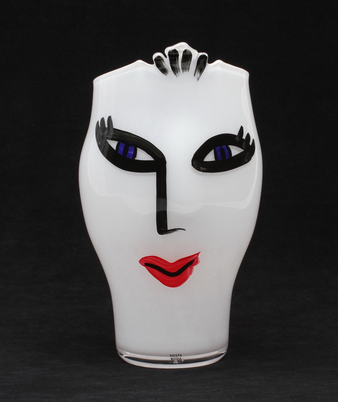 VAS, glas, Open mind, Kosta Boda, Ulrica Hydman-Vallien.