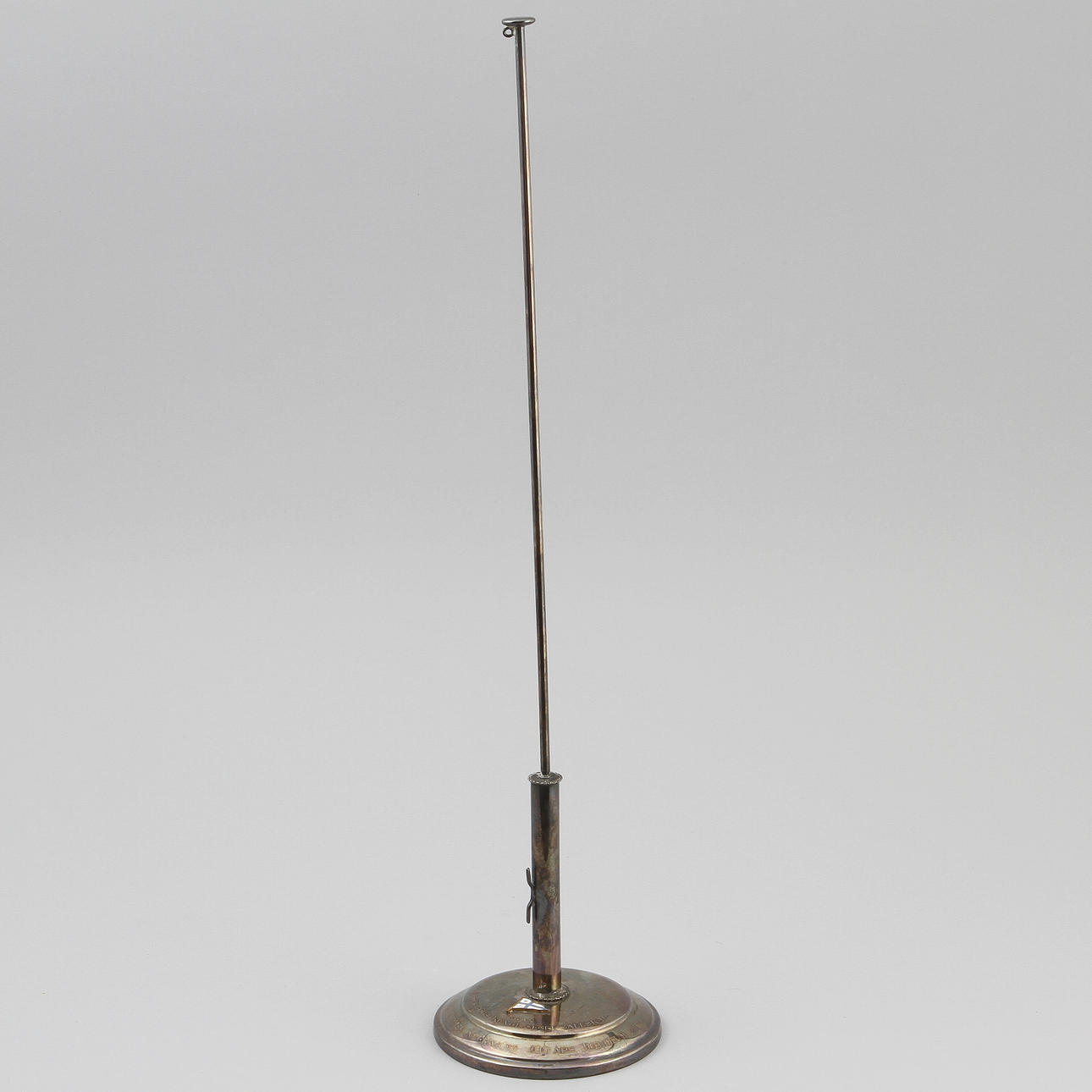 BORDSFLAGGSTÅNG, silver, 1965.