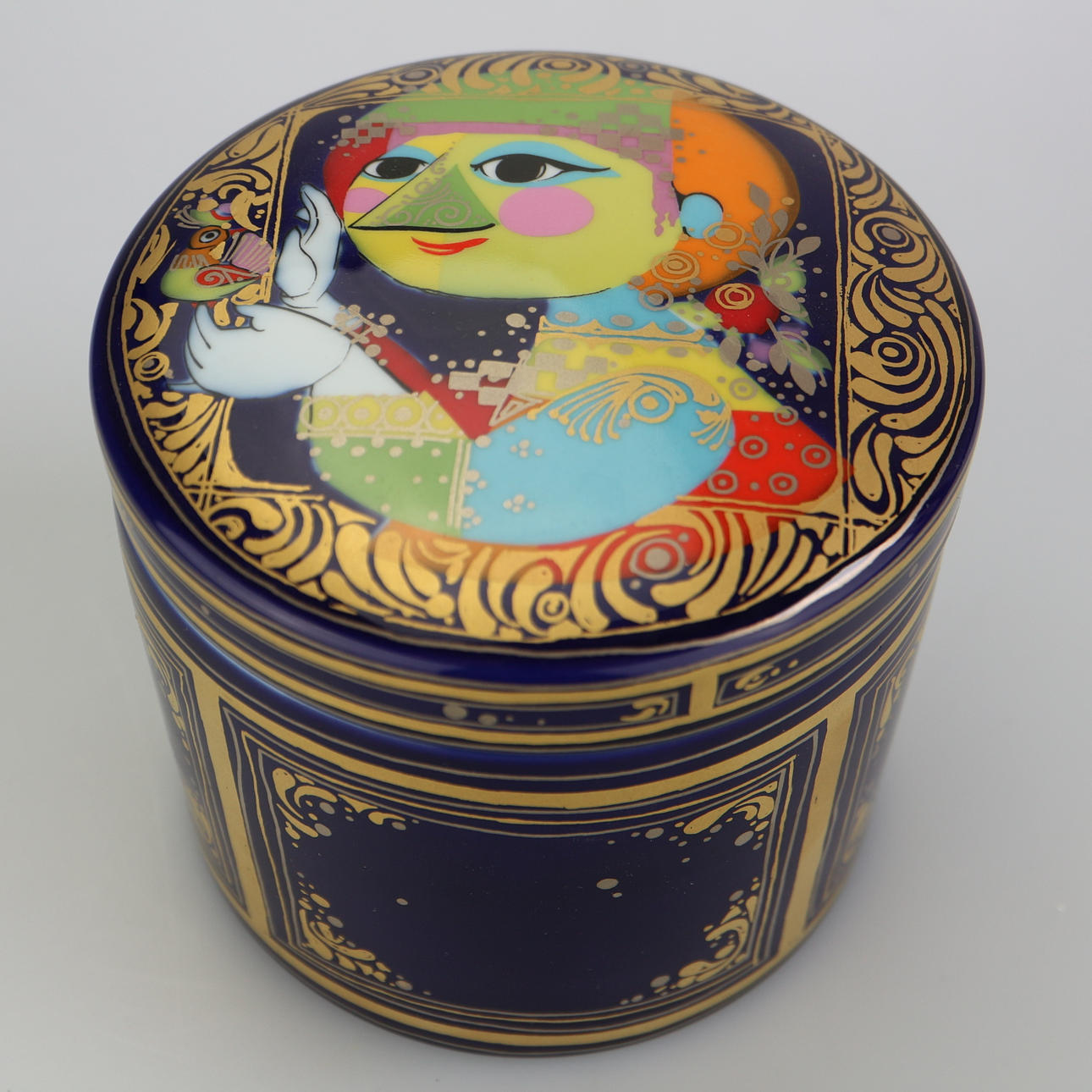BJÖRN WIINBLAD. ROSENTHAL LIDDED BOX 1001 NIGHTS. Ceramics