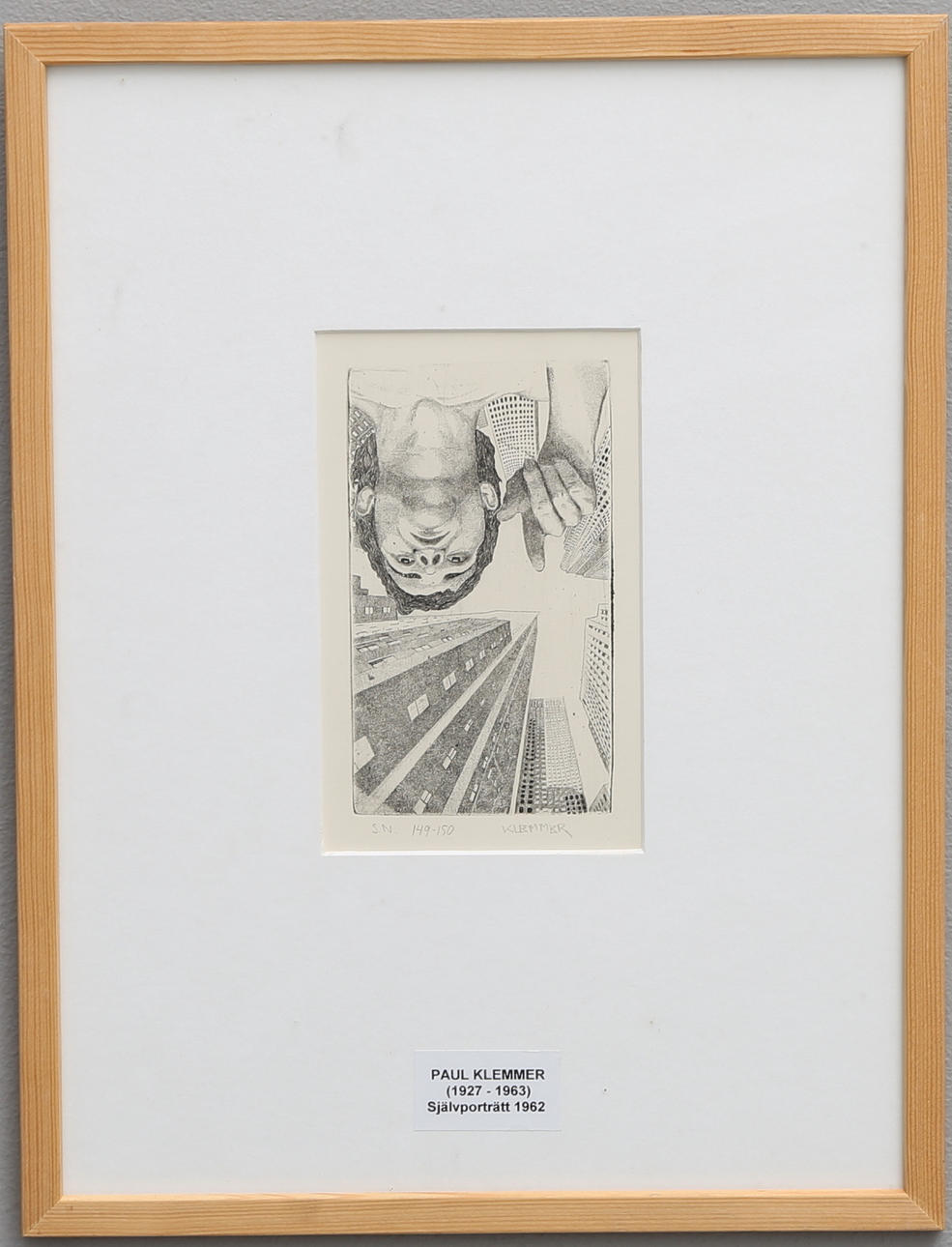 ROBERT KLEMMER. SJÄLVPORTRÄTT.