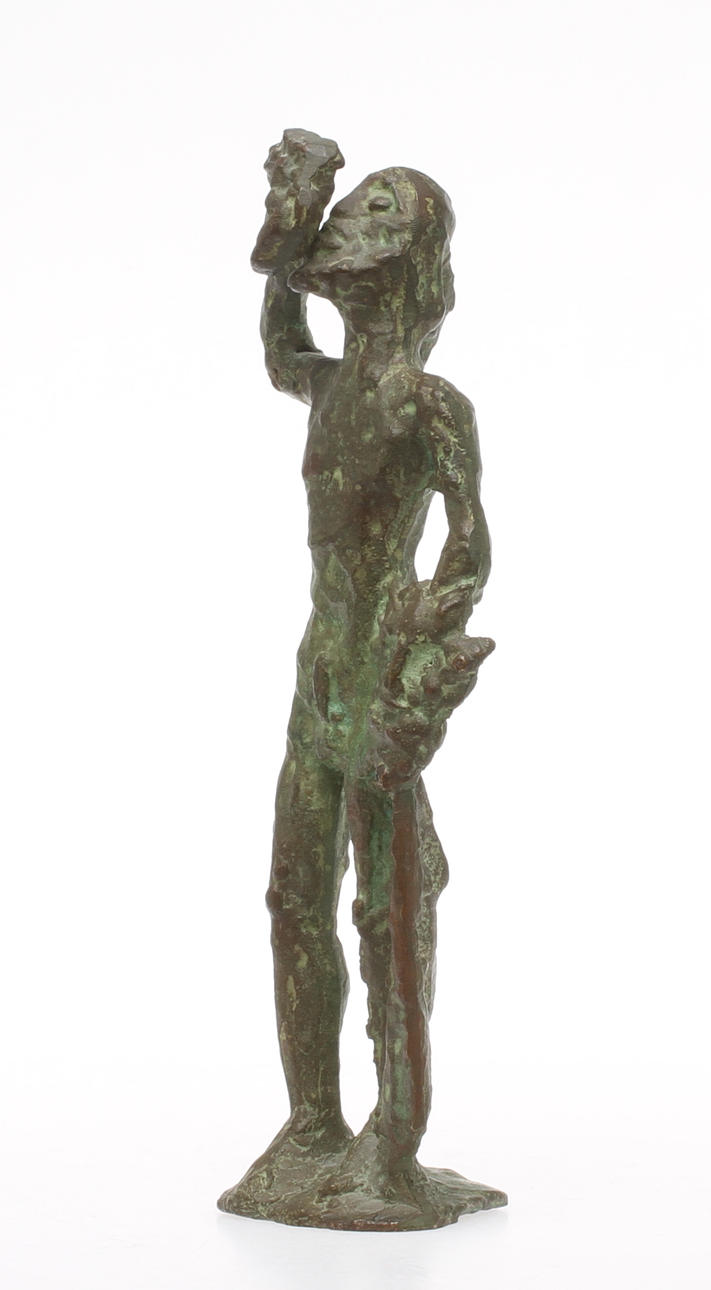 SKULPTUR, Bacchus, brons, 1900-tal.
