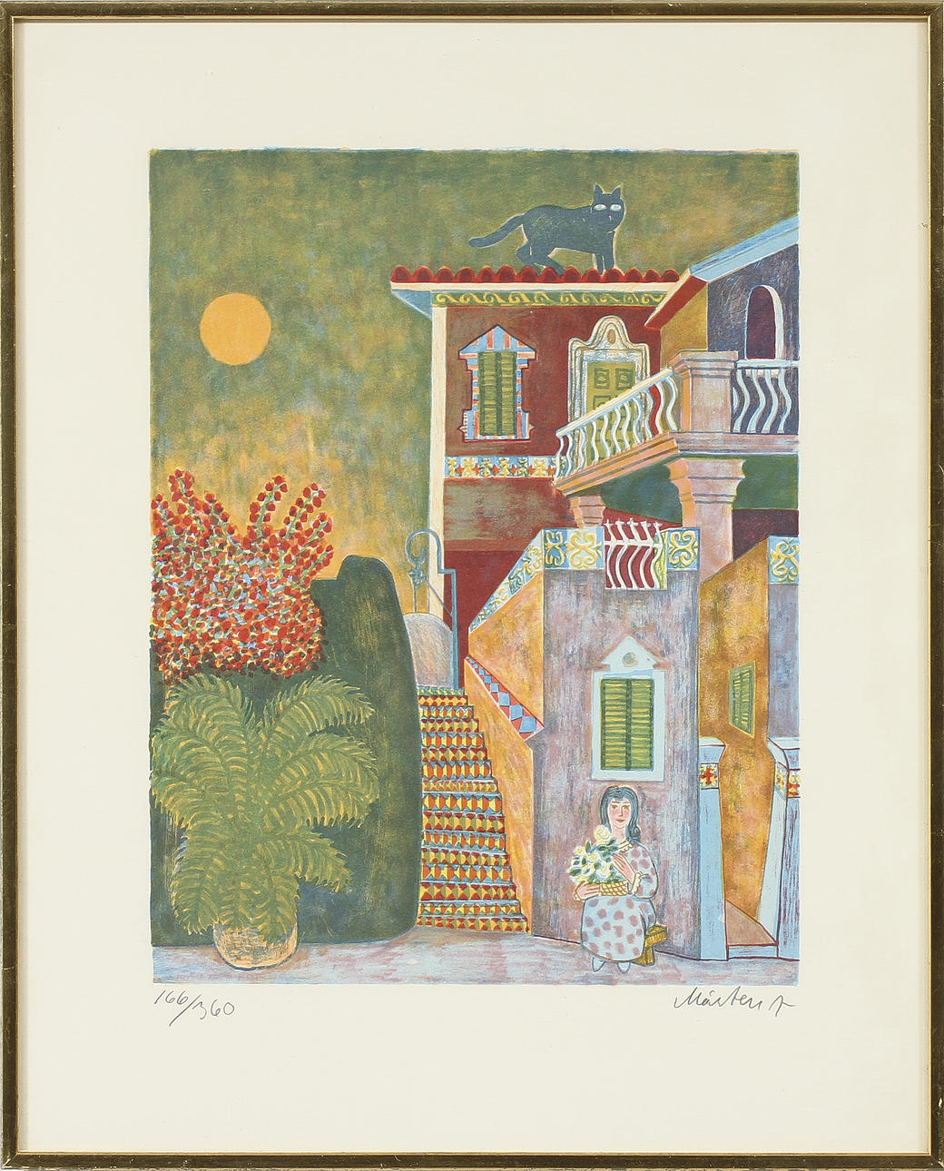 MÅRTEN ANDERSSON. Färglitografi, signerad och numrerad 166/360.