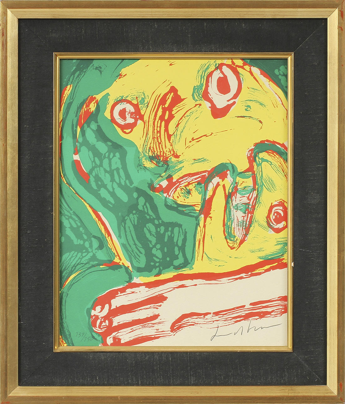 BENGT LINDSTRÖM. Färglitografi, signerad och numrerad 137/150.