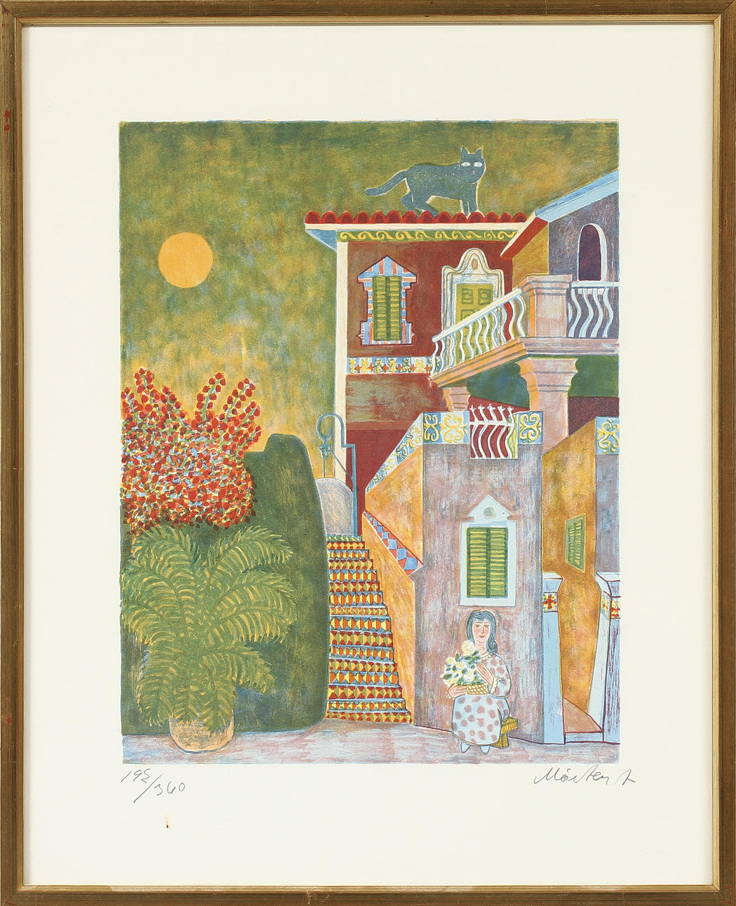 MÅRTEN ANDERSSON. Färglitografi, signerad och numrerad 192/360.