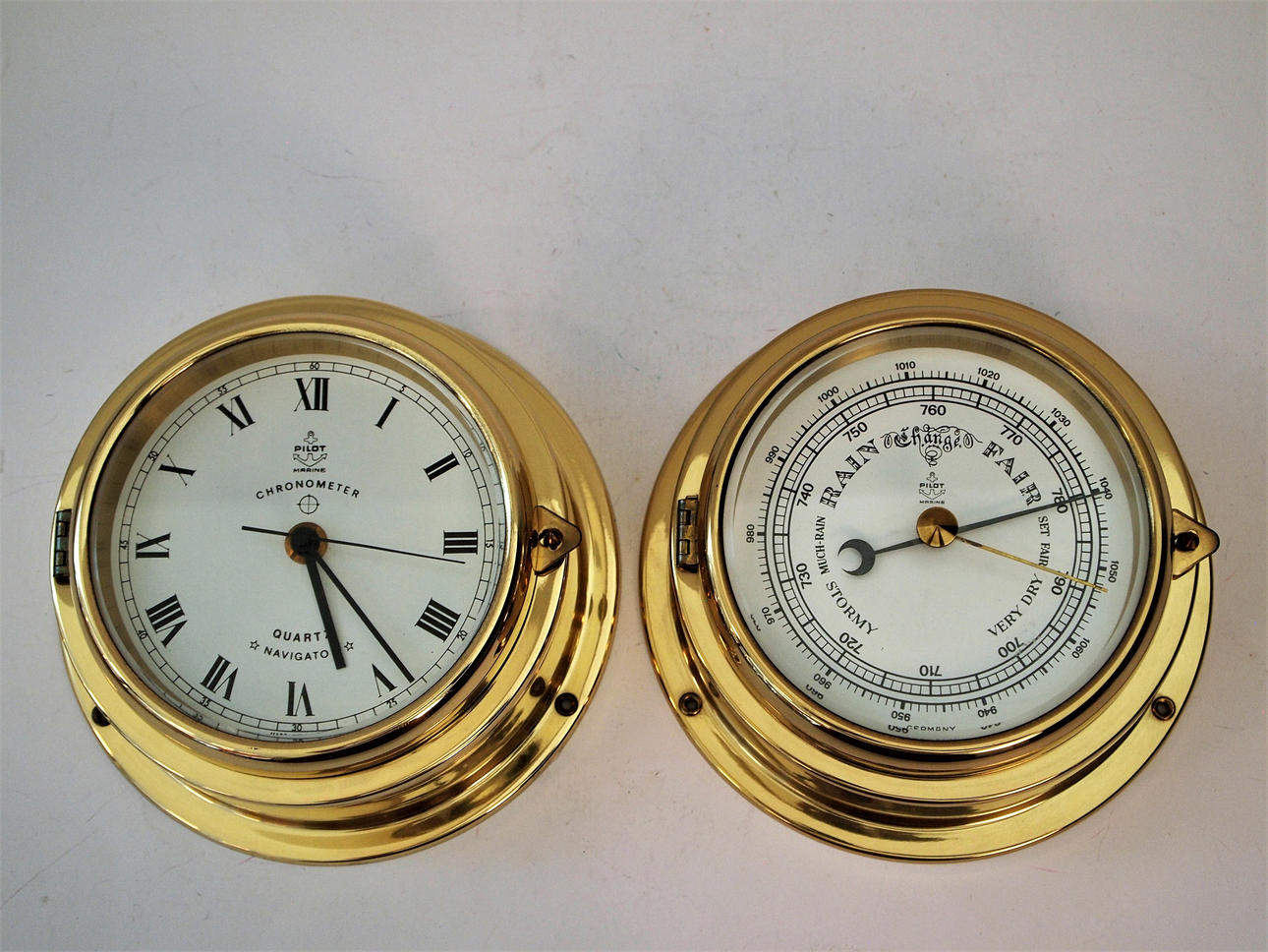 SKEPPSUR OCH BAROMETER, "Pilot Marine" 1900-tal, Quartz.