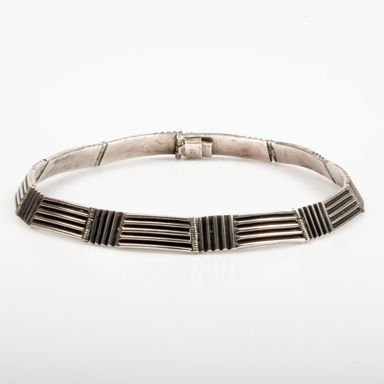 HALSBAND, stavlänk, sterlingsilver.