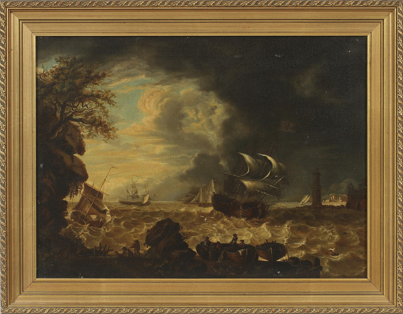 ALBERT THEOPHILUS KJELLBERG. Olja på duk, copia efter kopparstick av Vernet. 1831.