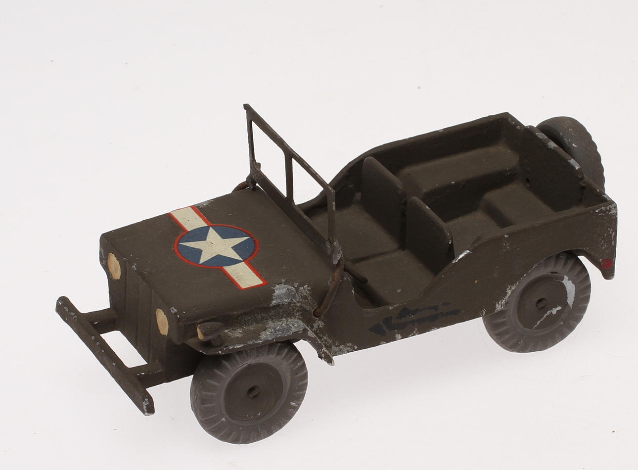 WILLYS JEEP tillverkad av Moheda metallindustri 1946, aluminium.