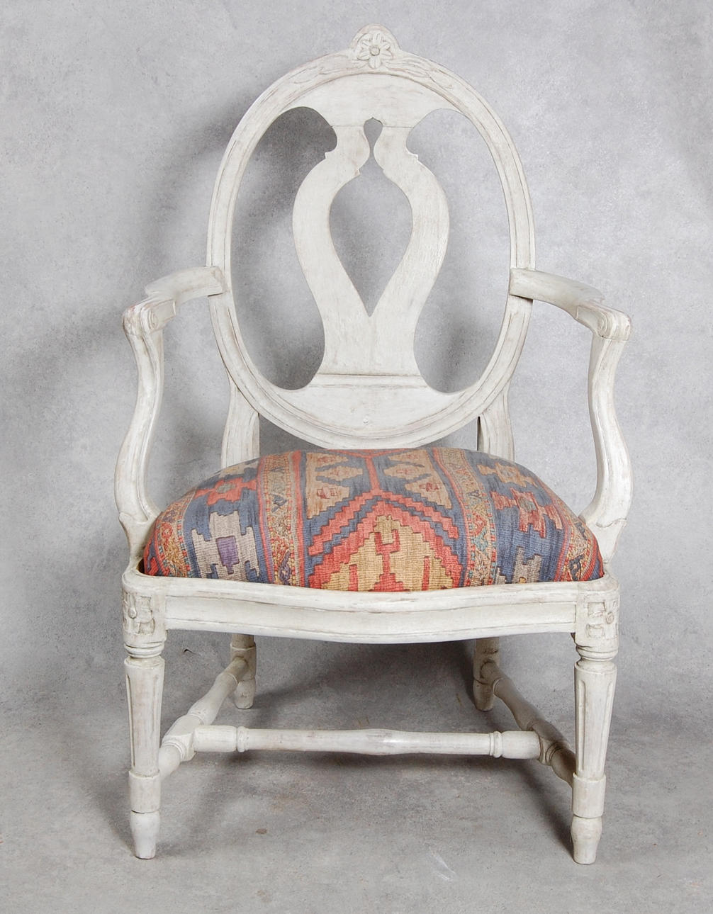 KARMSTOL, gustaviansk, 1700-tal, Svenska modellen.