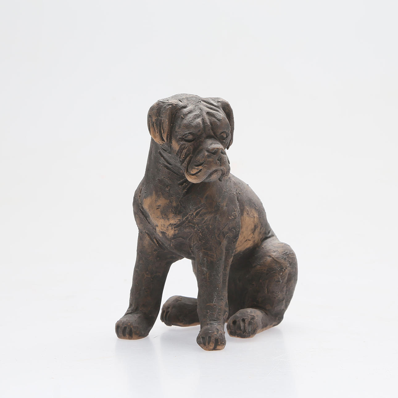 DOG, ceramics, Tilgmans, signed, 1900s.