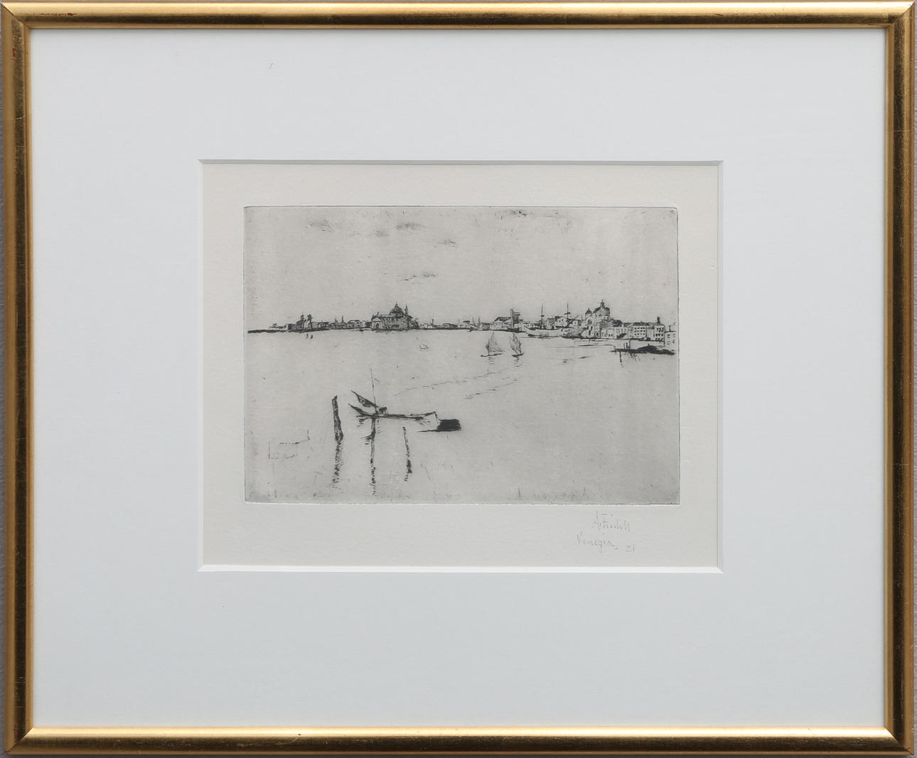 AXEL FRIDELL. "LAGUNEN/VENEDIG II".