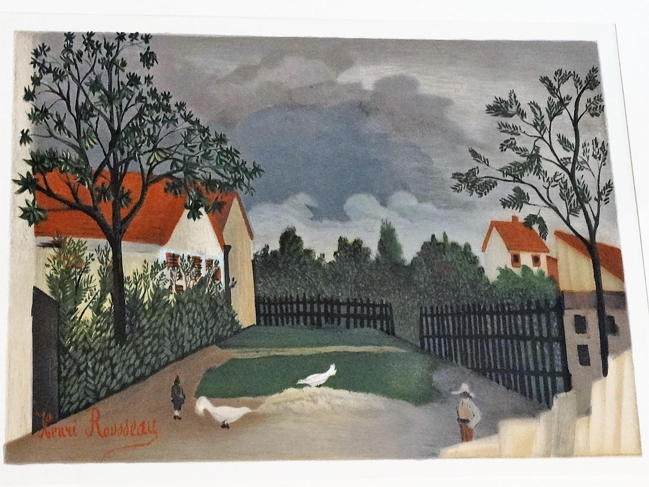 HENRI ROUSSEAU: litografía en color, 1962.
