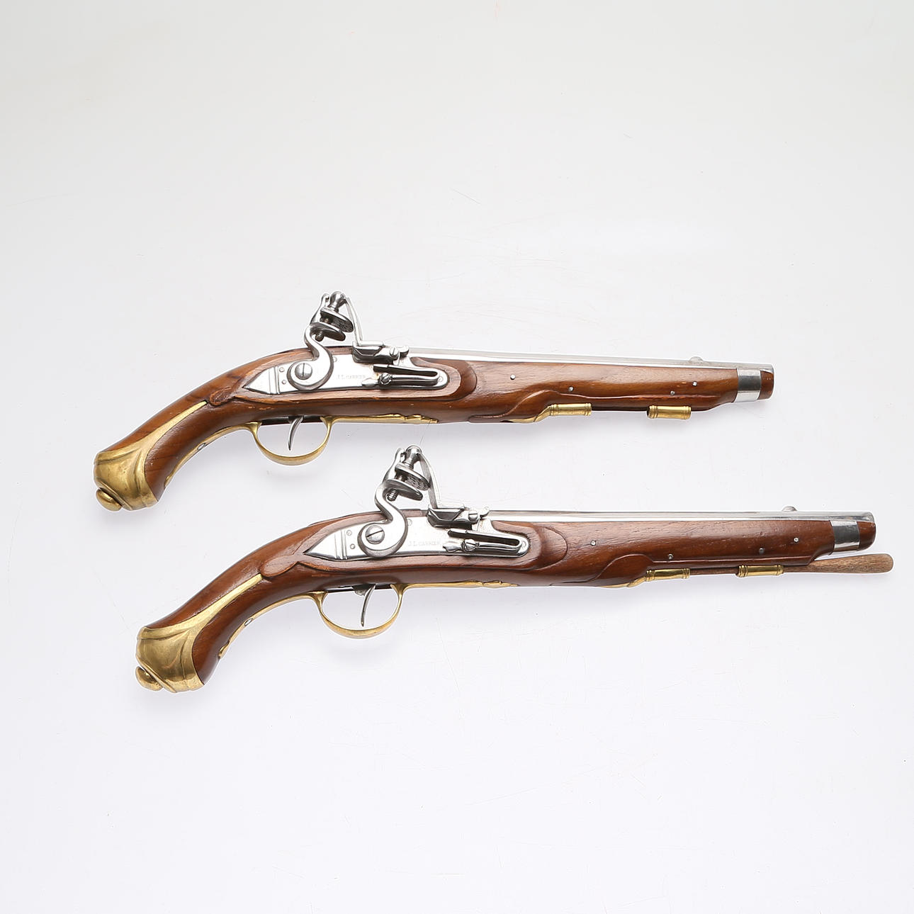 DUELLPISTOLER, 2 st, replikor.