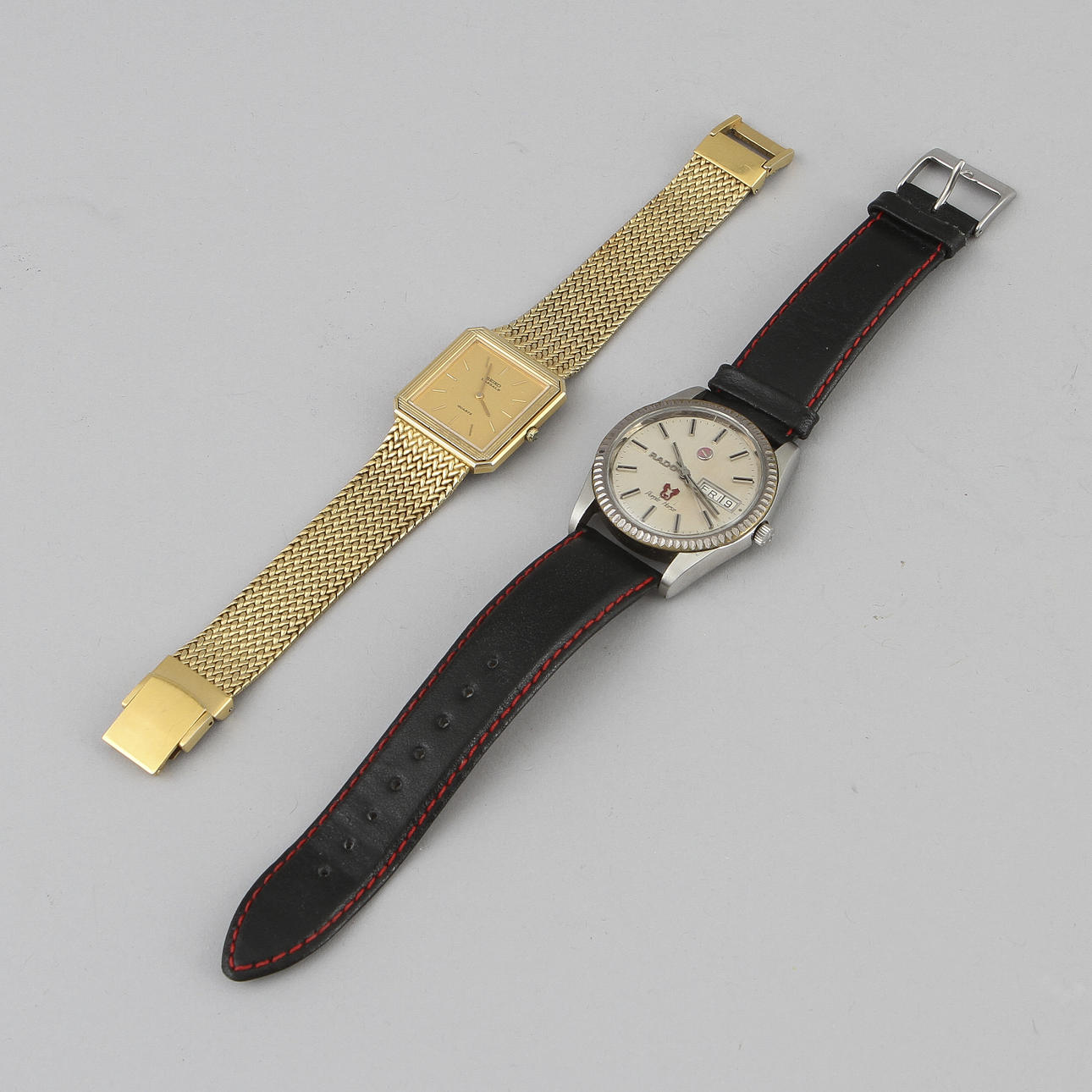 ARMBANDSUR, 2 st, Rado, Purple horse, automat samt Seiko, Lassale.