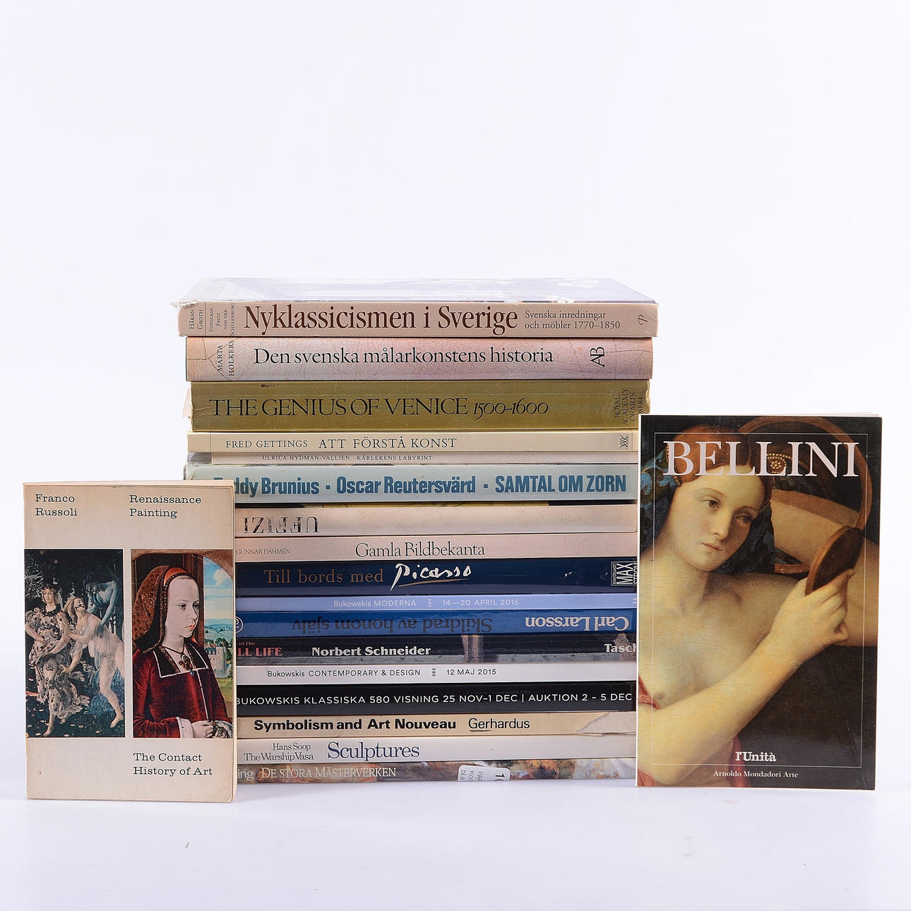 PARTI, Konstböcker, bl.a "Picasso", 17 st.