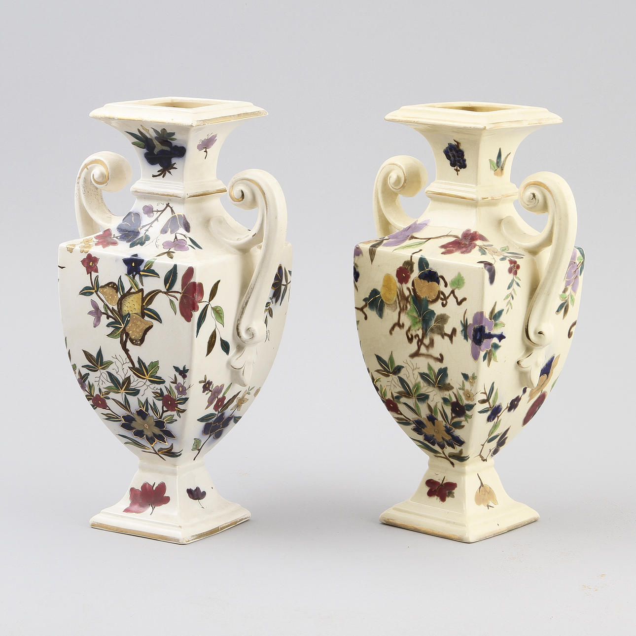 URNOR, 2 st. Rörstrand, 1800-talets slut.