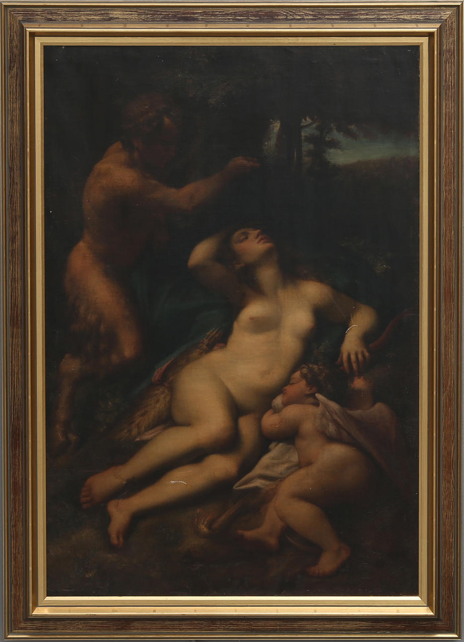 ANTONIO CORREGIO, KOPIA EFTER, 1800-TALETS SENARE DEL.