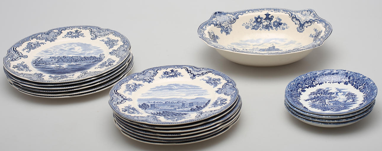 PARTI PORSLIN (18). Old Britain Castles. Johnson Bros England.