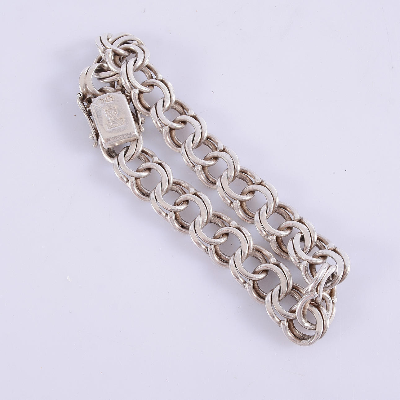 ARMBAND, bissmark, silver.