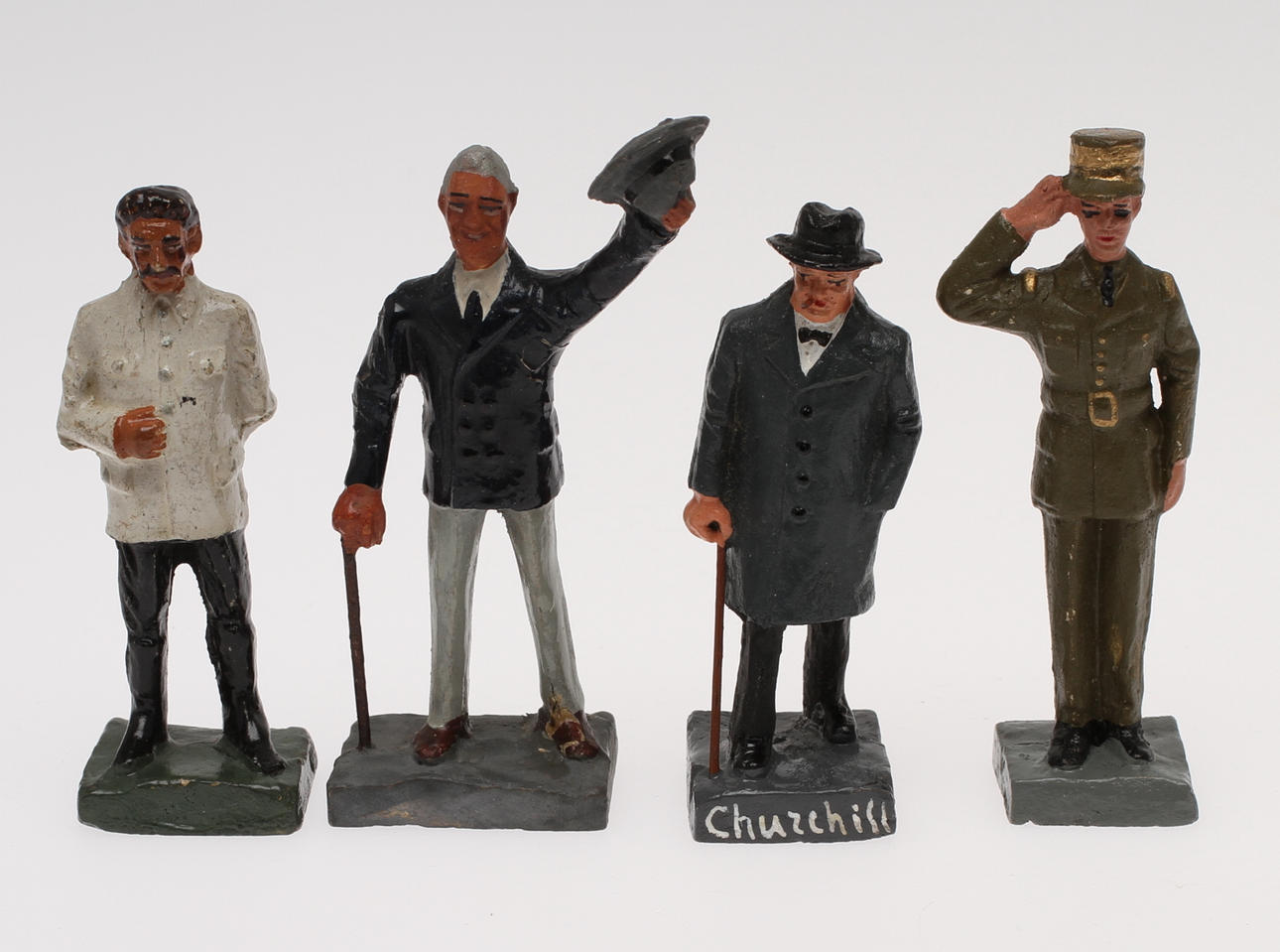 DURSO STALIN ROOSEVELT CHURCHILL DE GAULLE.