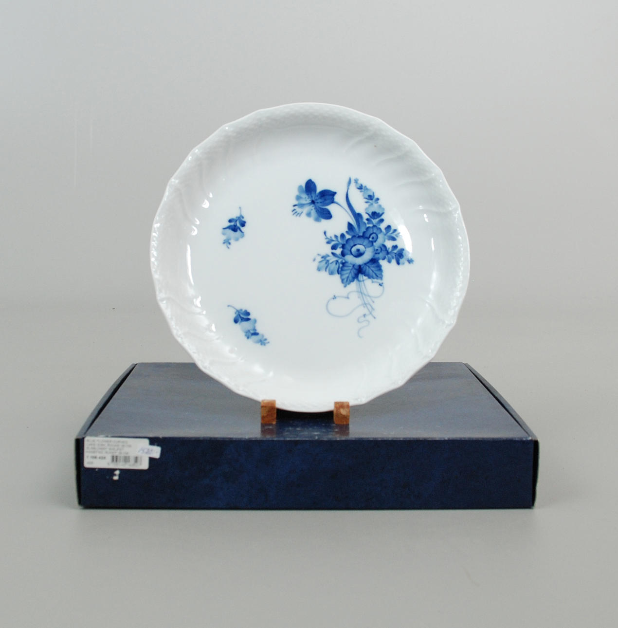 BLAUE BLUMEN, Tortenplatte, Royal Copenhagen.