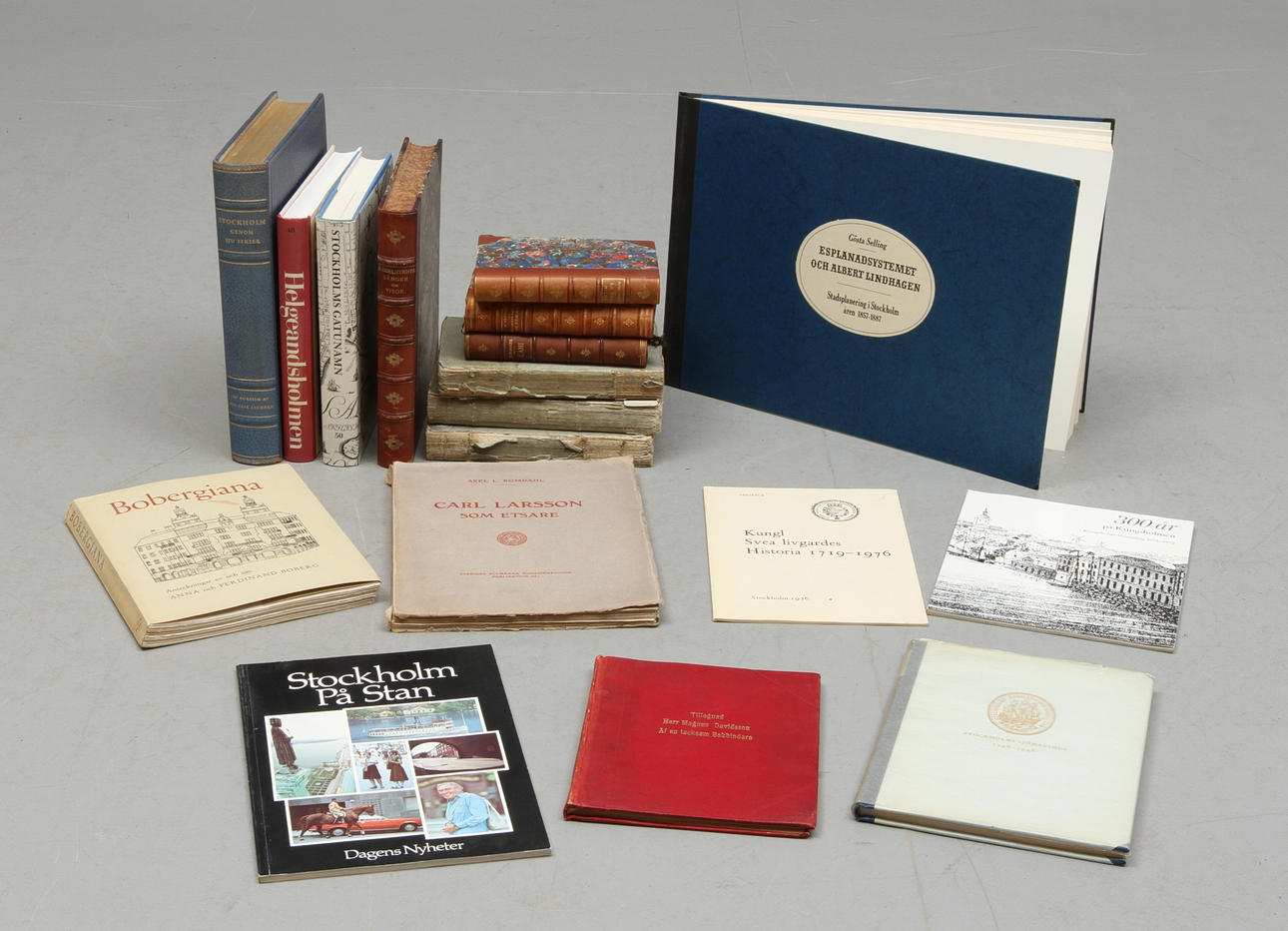 PARTI BÖCKER, bla Carl Larsson "De Mina" 1895.