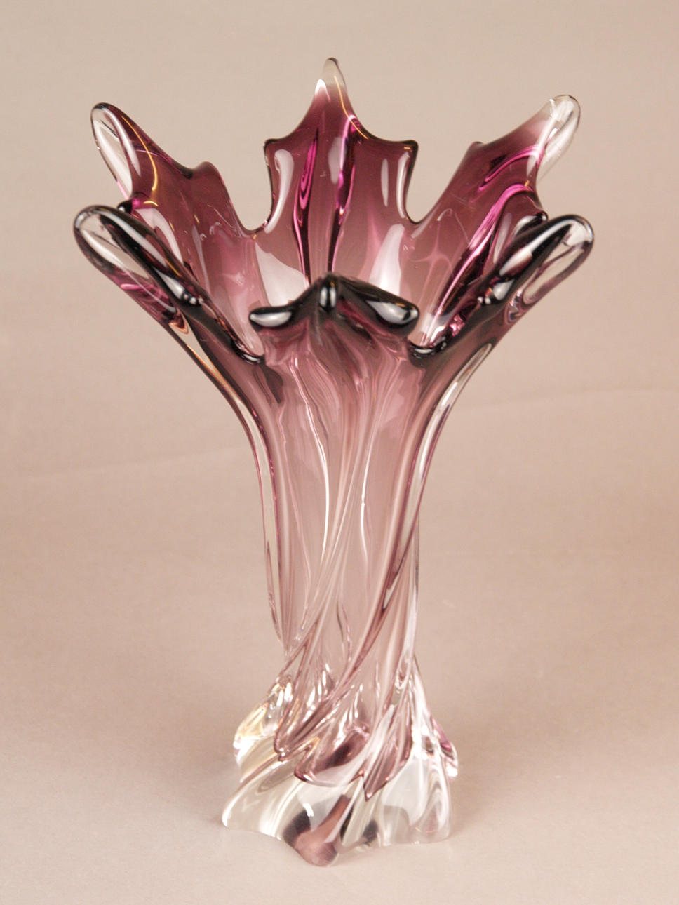 GLASS VASE - probably Murano.