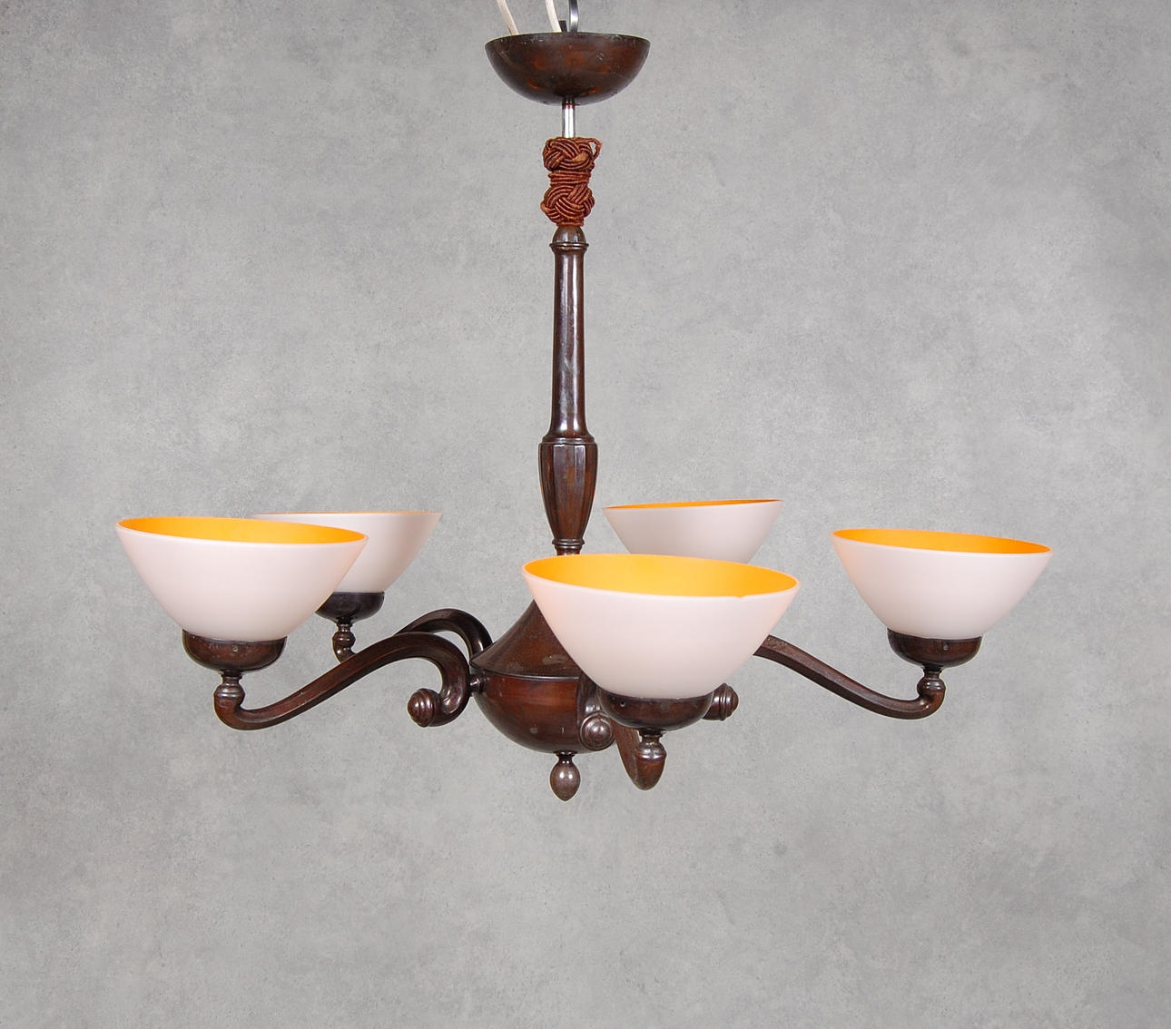 LÁMPARA DE TECHO, años 20.