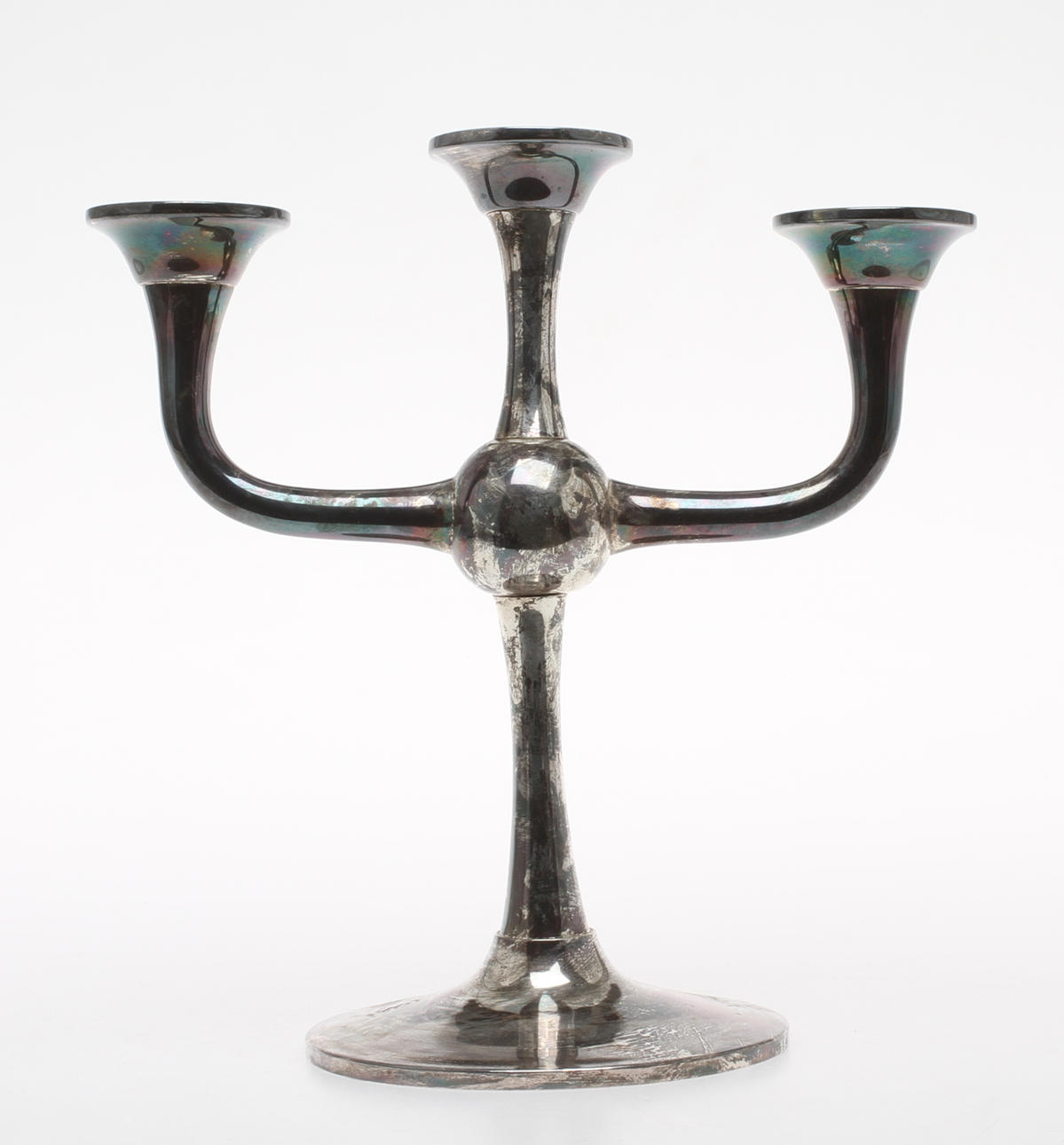 KANDELABER, silver, Karl Jörgen Otteren, Norge, 1900-talets slut.