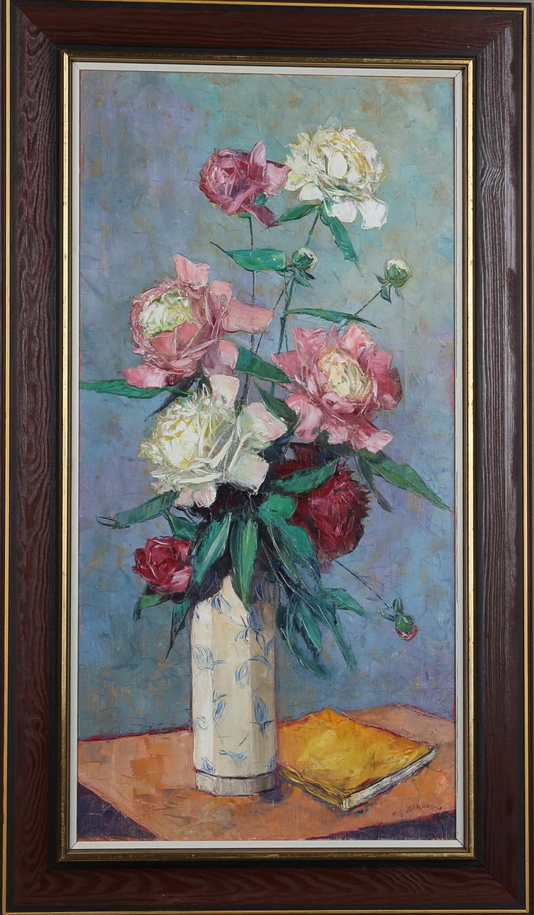 HELMUTH ANDREAS VOLKWEIN. Öl auf Leinwand, signiert.