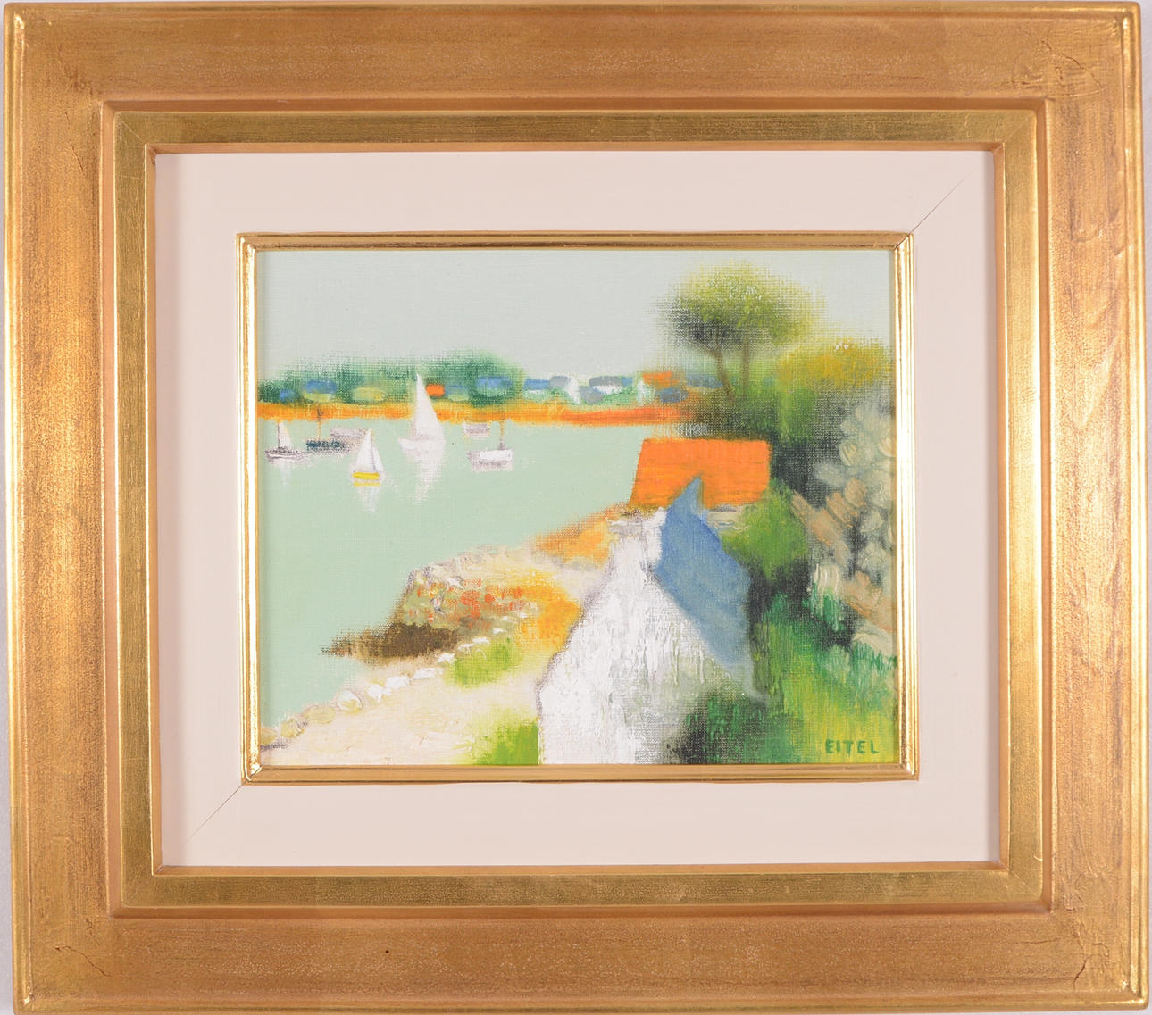 JACQUES EITEL. Olja på pannå.