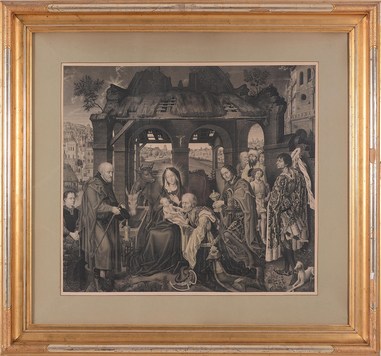 OIDENTIFIERAD KONSTNÄR. Copper engraving, 17/1800s.