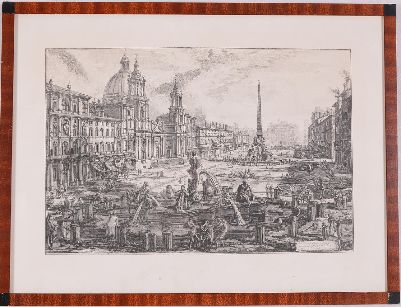 PIRANESI. EFTER. Litografiskt tryck, 1900-tal.