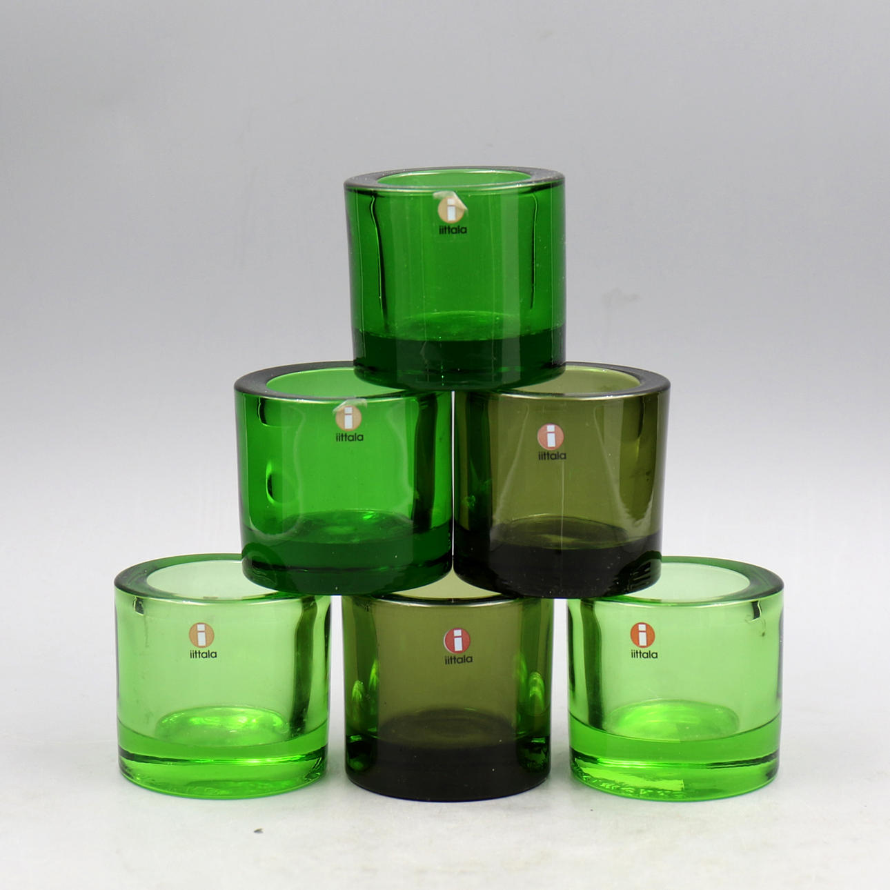 PORTAVELAS, 6 uds., "Marimekko", Ittala.