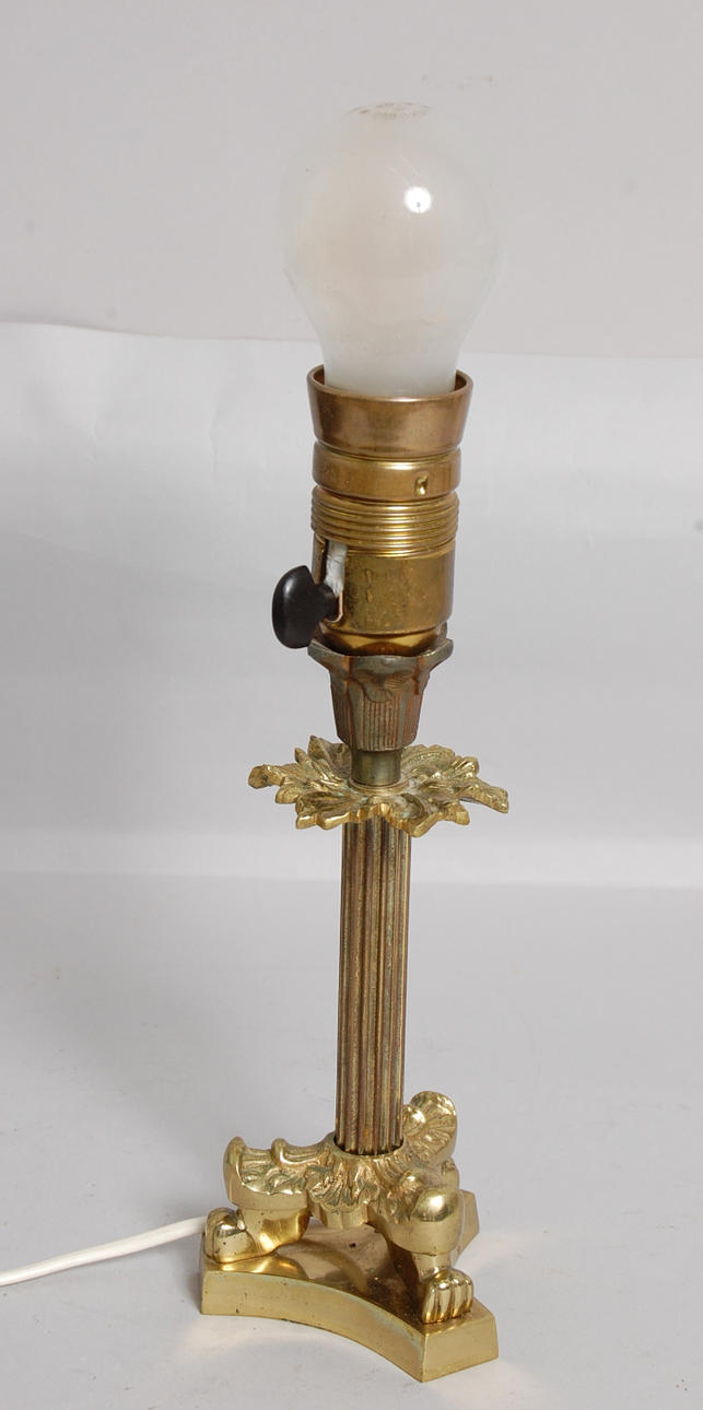 BORDSLAMPA, empirestil, 1900-tal.