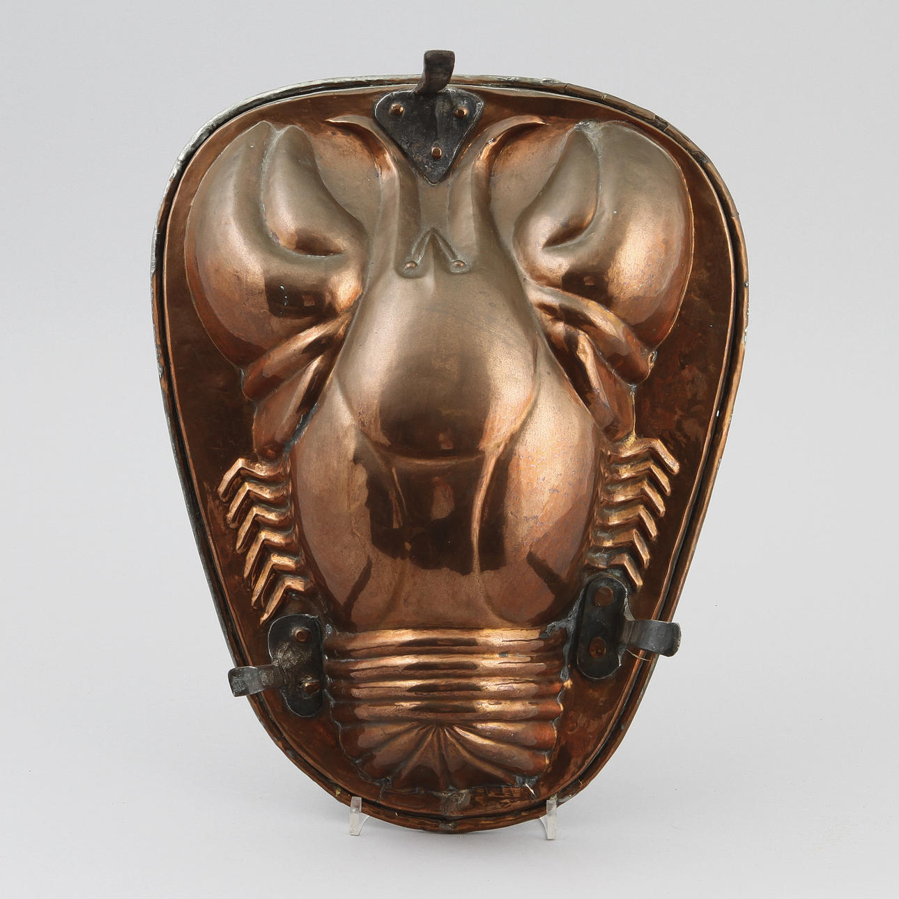 ALADÅBFORM i form av hummer, koppar, 1800-tal.