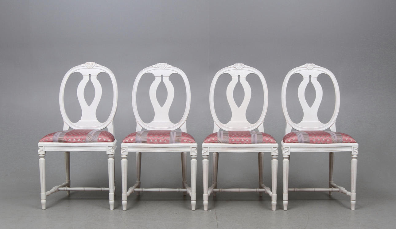 MATSALSMÖBEL, Gustaviansk stil. 5 del. 1900-talets slut.