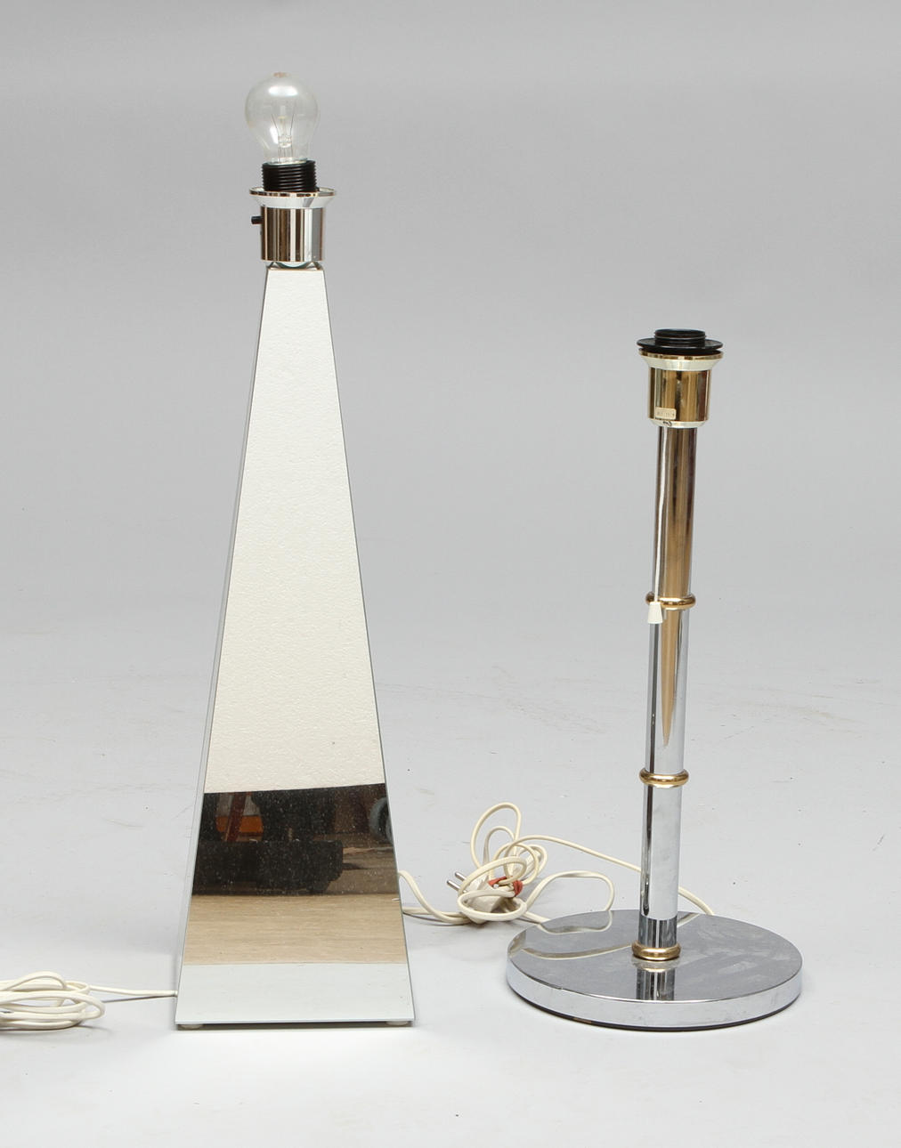 BORDSLAMPOR, 2 st, Bergboms, 19/2000-tal.