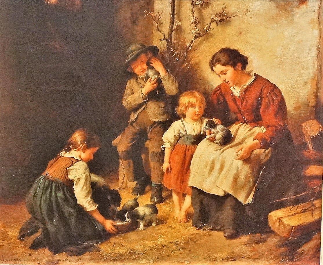 F. SCHLESINGER, ÖLDRUCK.