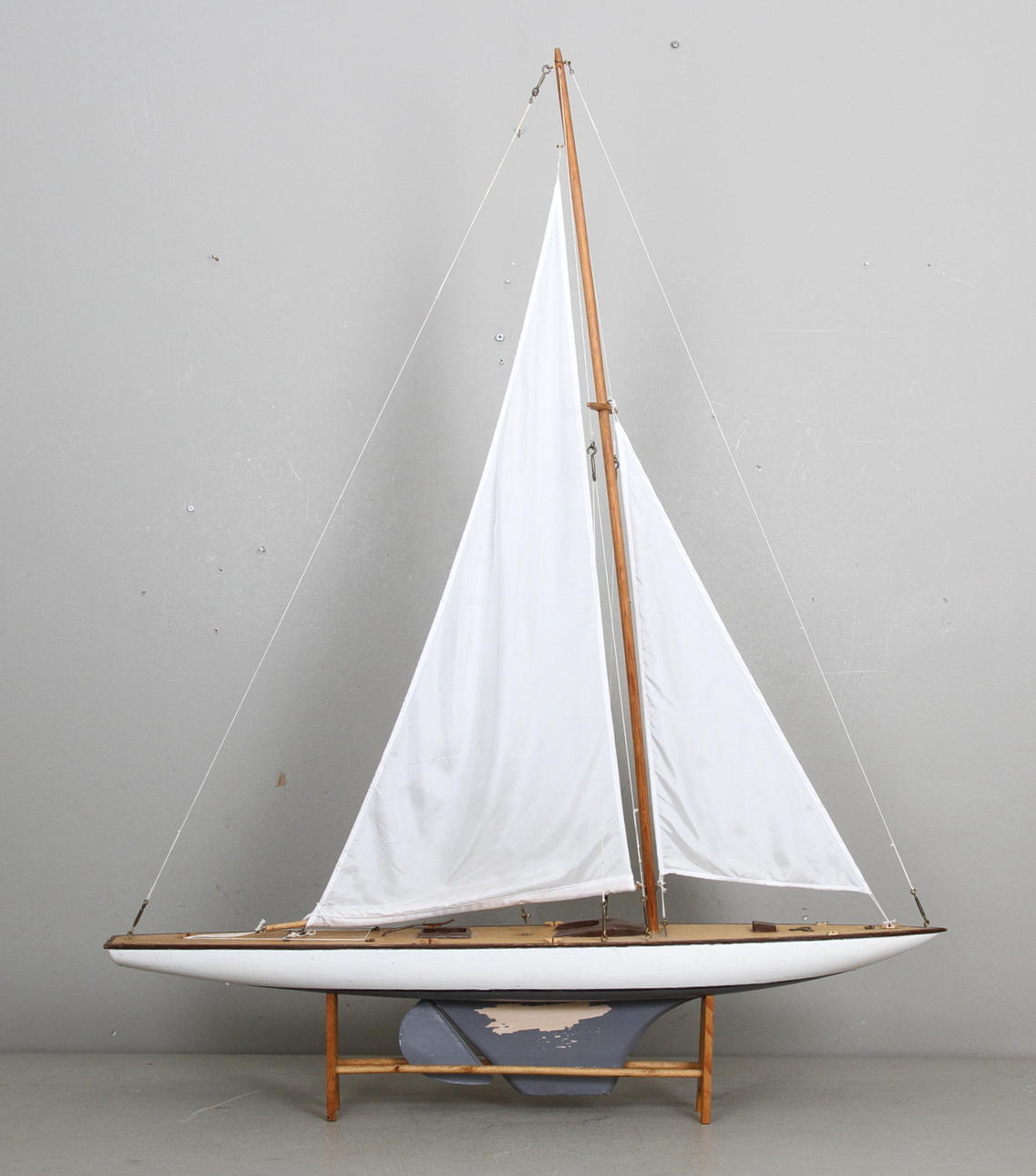 BÅTMODELL, segelbåt, 1900 tal.