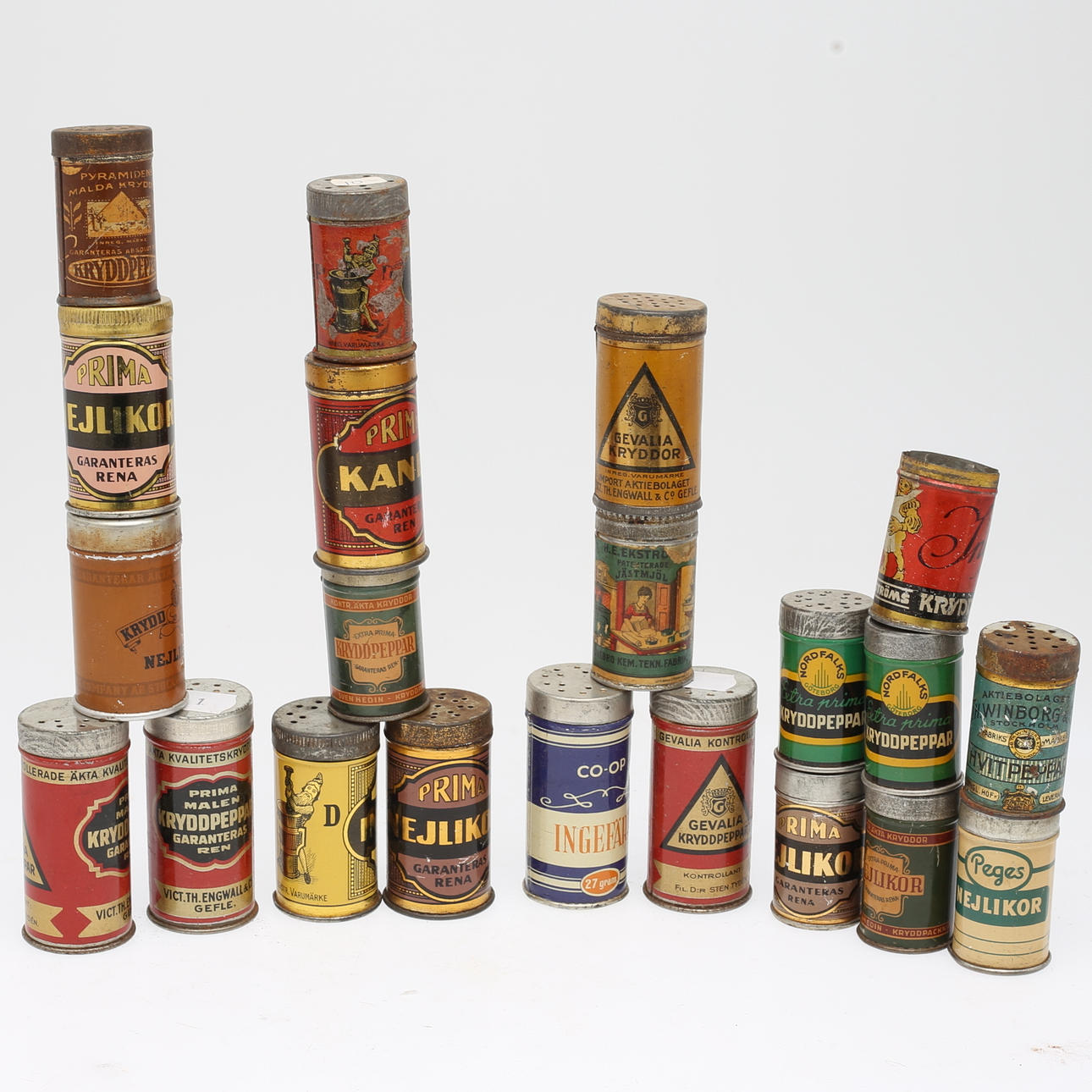 MAustetölkit, 21 kpl, tölkki.