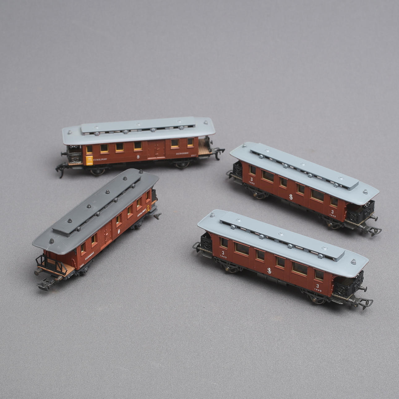 POCHER 4 carts, C 3 c and mail.