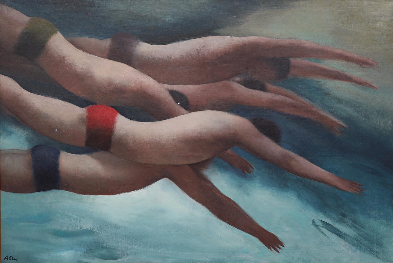 MARC ALEU SOCIES. Bañistas.