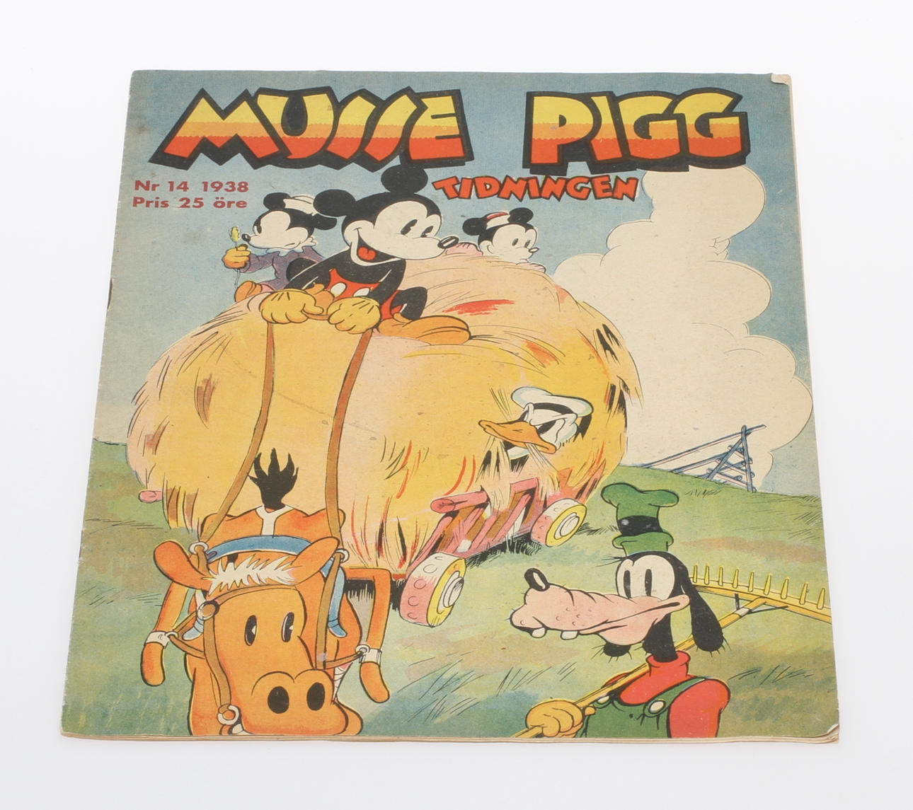 SERIES NEWSPAPER, "Mickey Mouse Magazine", 1938.